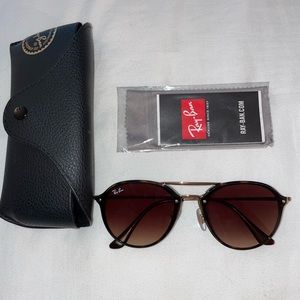 Ray Ban Blaze Double Bridge Sunglasses